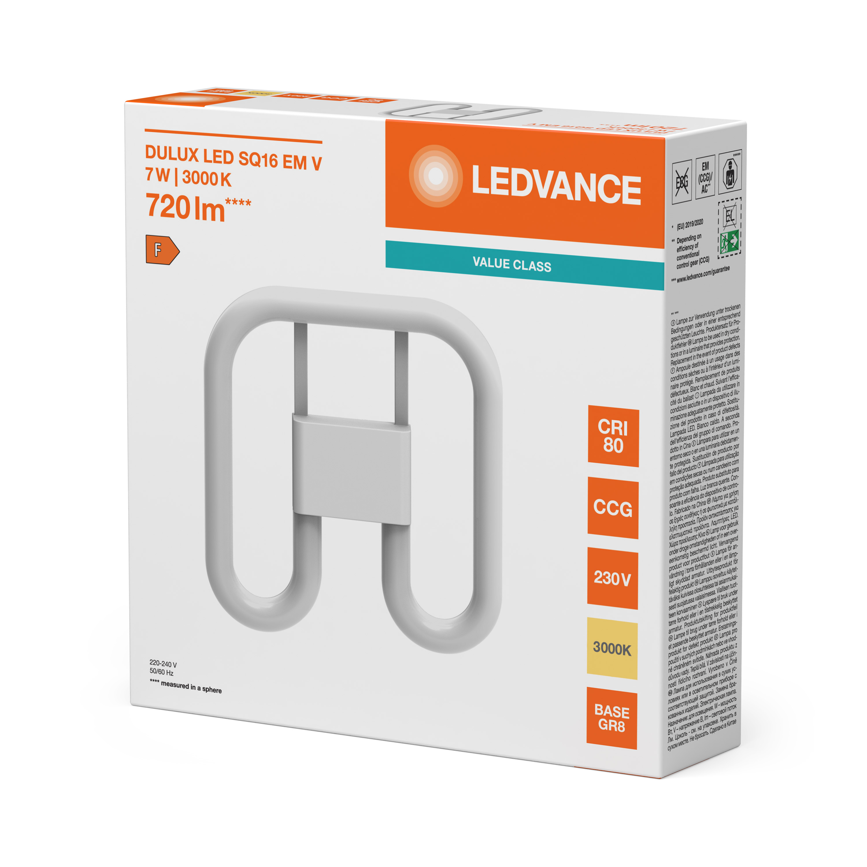 DULUX LED SQ EM & AC MAINS V